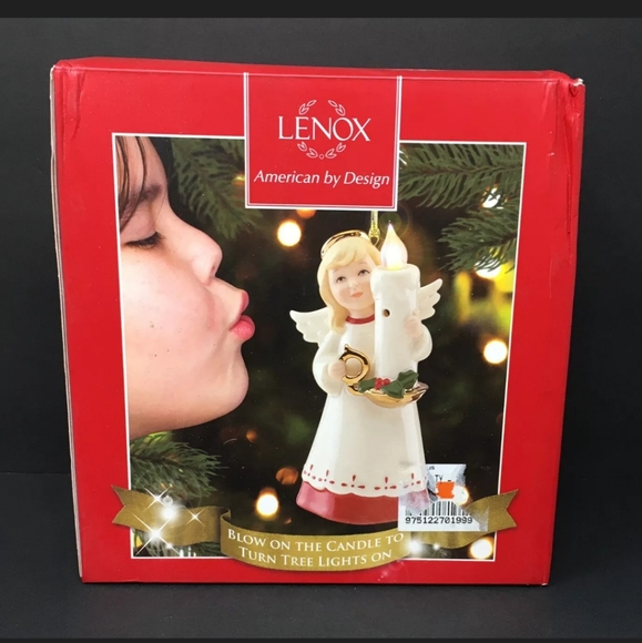 Lenox Holiday Lenox Porcelain Christmas Angel Blow Out Lights Poshmark